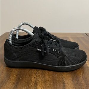 WHITIN Minimalist W81 Black Sneakers Womens Size 8 Wide Eur 39 Shoes